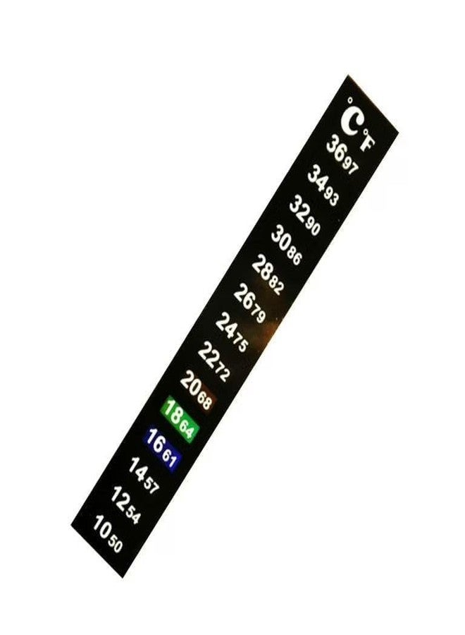 Orbica Brewing Thermometer Strip, Aquarium Thermometer Sticker, 3-Pack, Adhesive, Color Changing, Highly Accurate (pack of 3) - Image 1